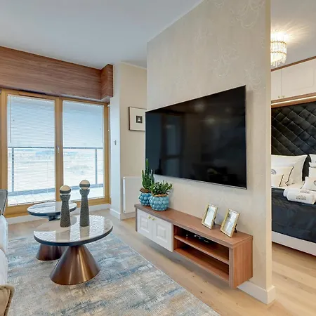 Apartman Nadmotlawie Estate Gym, Sauna & Parking By Downtown Gdańsk