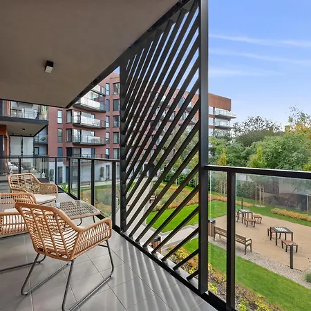 Nadmotlawie Estate Gym, Sauna & Parking By Downtown * Gdańsk