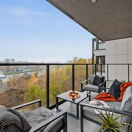Nadmotlawie Estate Gym, Sauna & Parking By Downtown Appartement Gdańsk